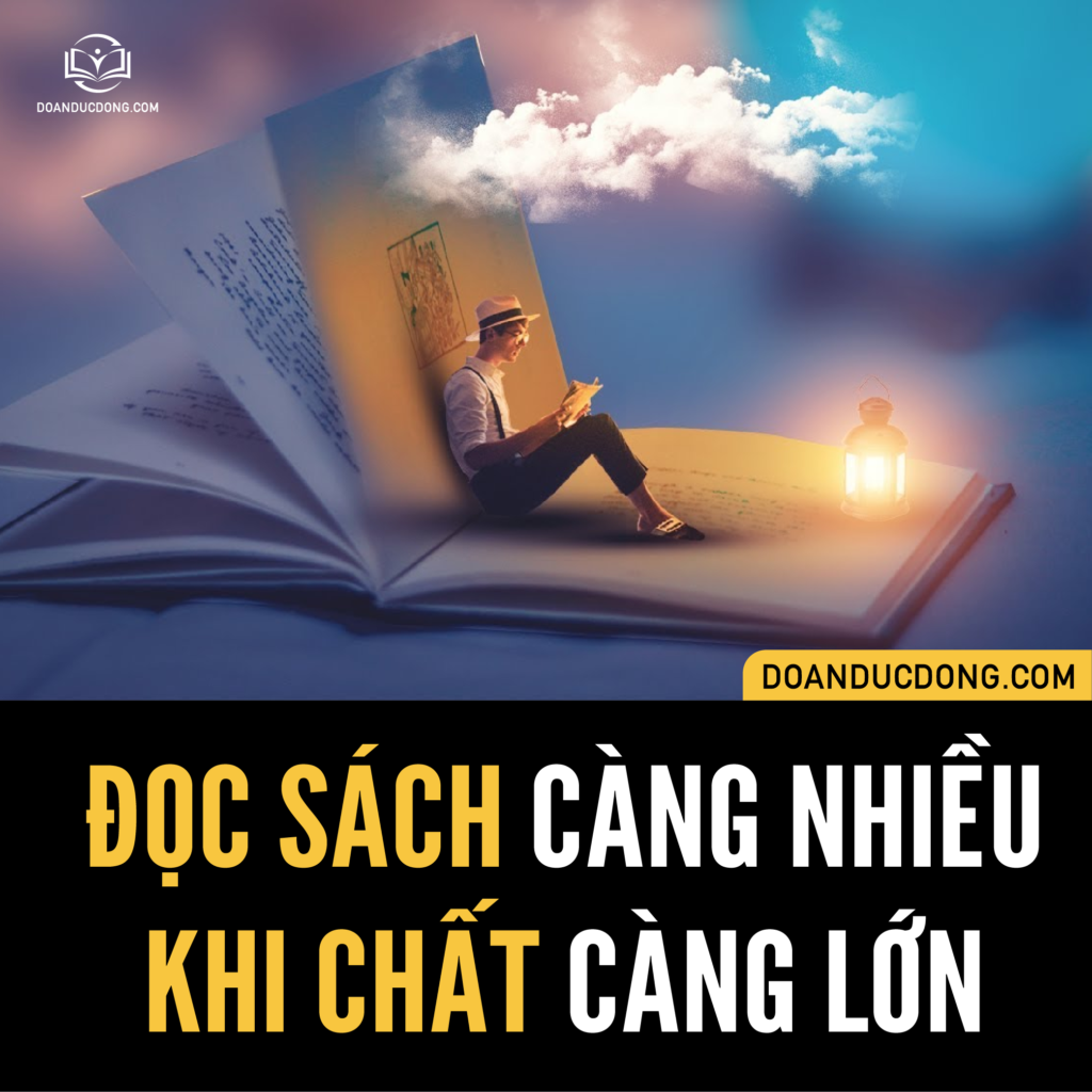 Đọc sách càng nhiều khí chất càng lớn