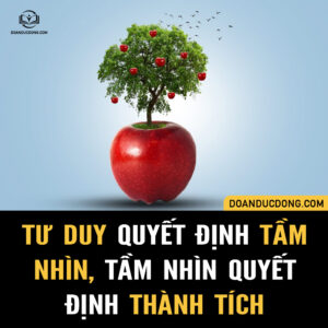 TƯ DUY QUYẾT ĐỊNH TẦM NHÌN, TẦM NHÌN QUYẾT ĐỊNH THÀNH TÍCH