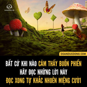 KHI BUỒN PHIỀN, HÃY ĐỌC NHỮNG LỜI NÀY!