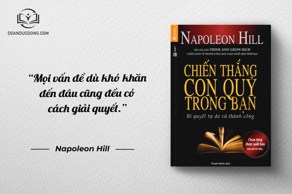 Mọi vấn đề dù khó khăn đến đâu cũng đều có cách giải quyết - sách chiến thắng con quỷ trong bạn