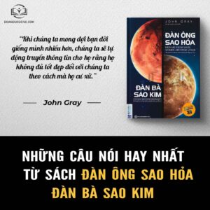 Những câu nói hay từ sách đàn ông sao hỏa đàn bà sao kim- đoàn đức đồng