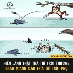 hiền lành thì trời thương, gian manh xảo trá thì trời phụ