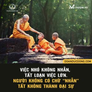 việc nhỏ không nhẫn tất loạn việc lớn