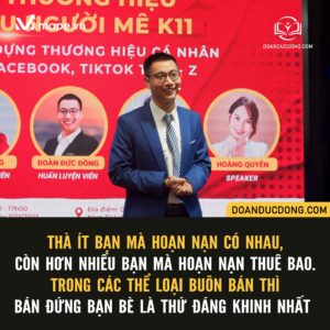 Thà ít bạn mà hoạn nạn có nhau